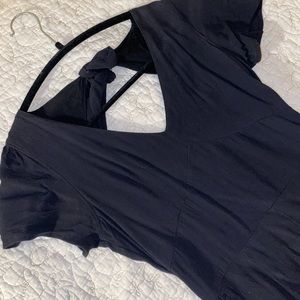 Abercrombie black jumpsuit
